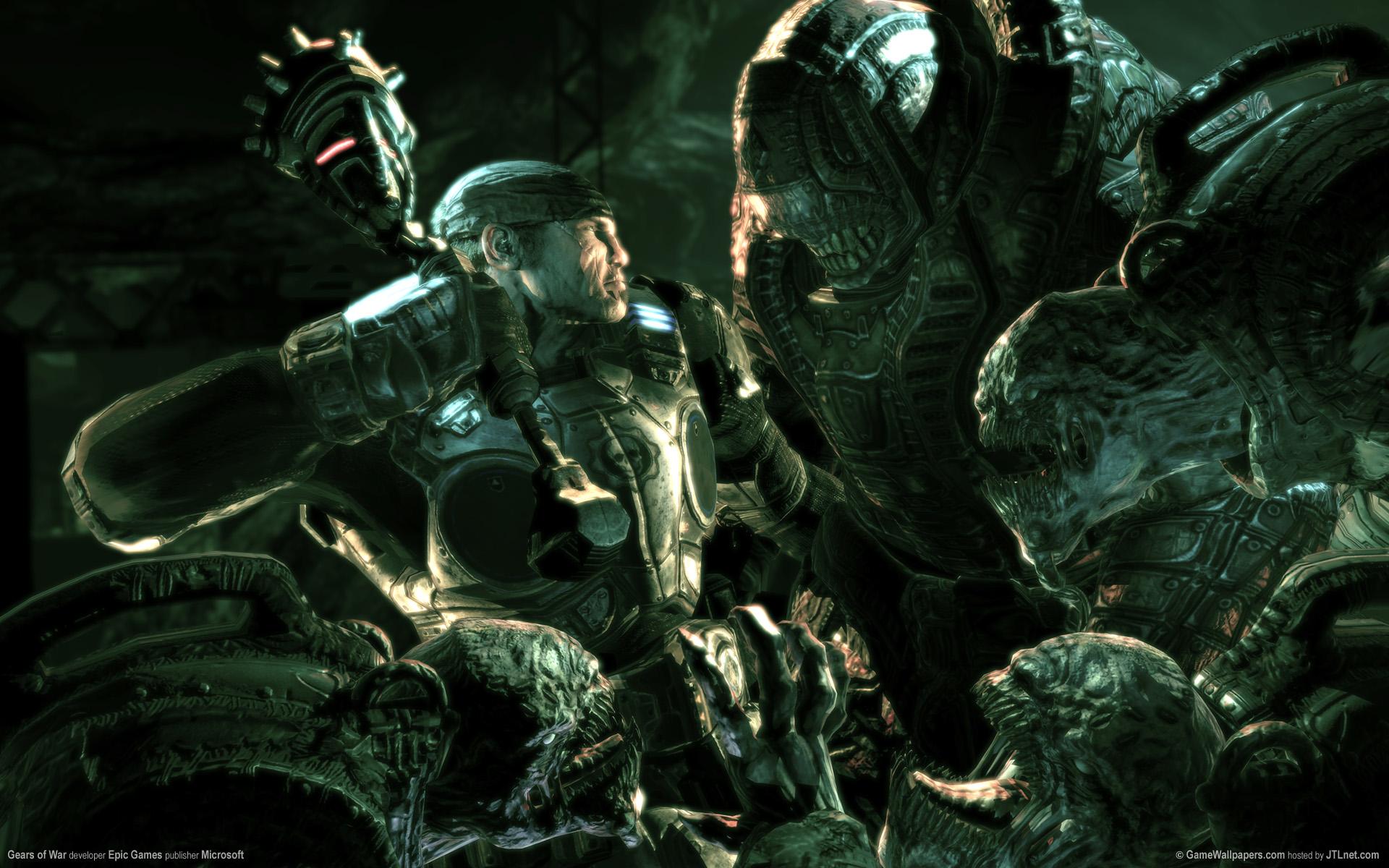 War, gears, computer, game, wallpaper, awesome, email