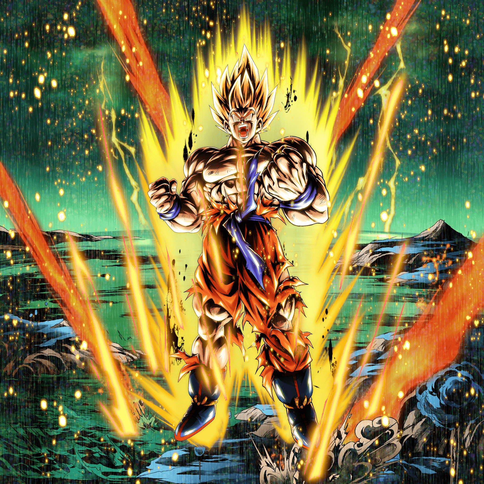 Goku Super Saiyan Blue and Black Goku SSR Dragon Ball Super Anime Wallpaper  ID4542