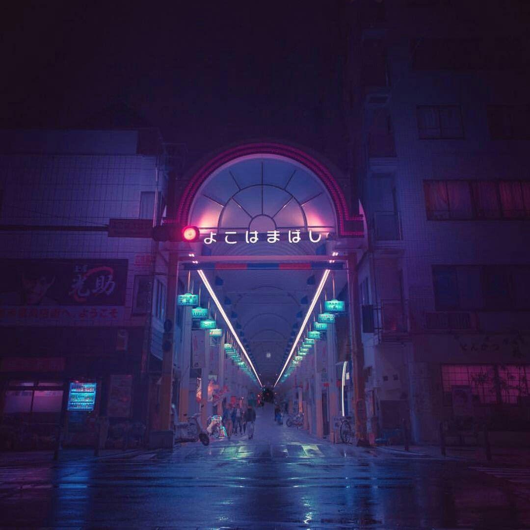 Inspiration. Neon noir, Aesthetic japan