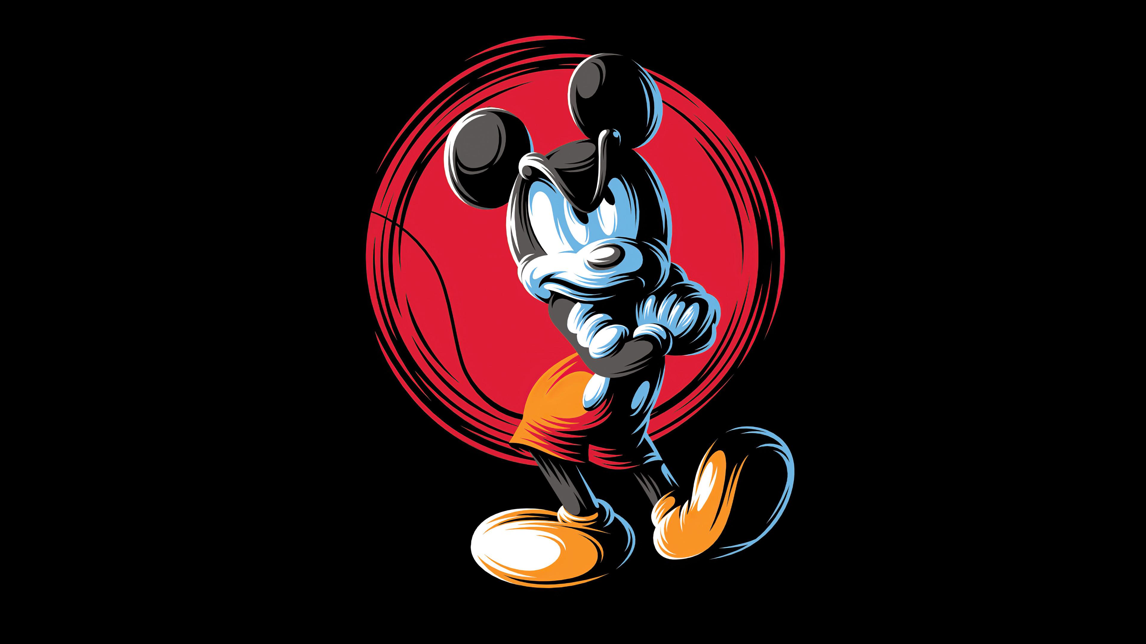 Mickey Mouse Minimal Art 4k 4k HD 4k Wallpaper, Image