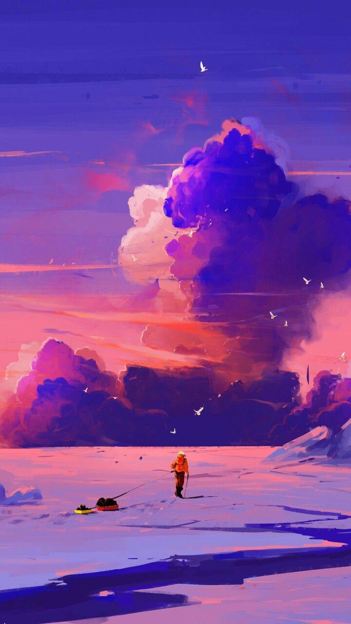 wallpaper #beautiful #purple #clouds #background. Best iphone
