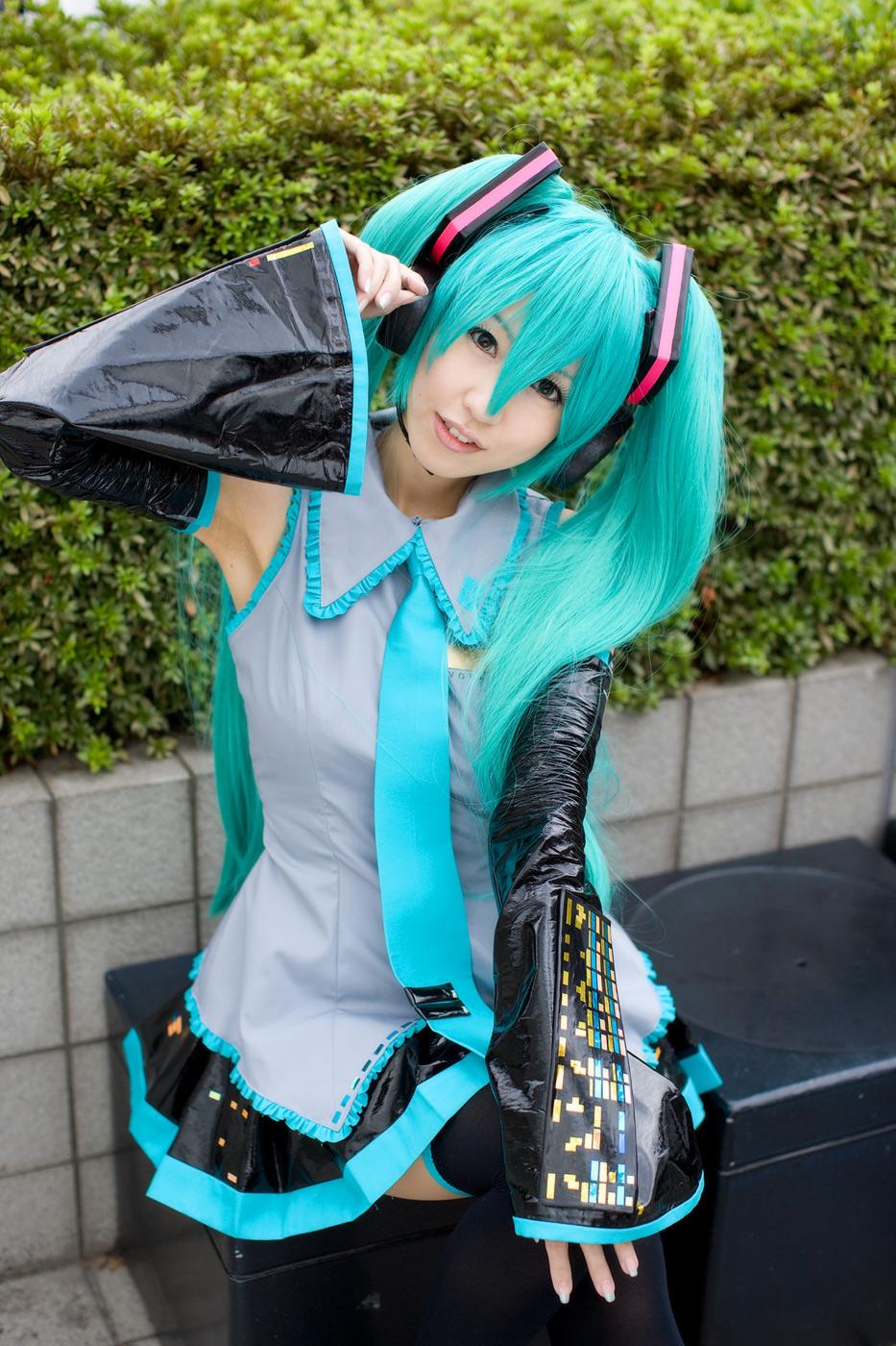 the random anime rp forums image Miku cosplay HD wallpaper and