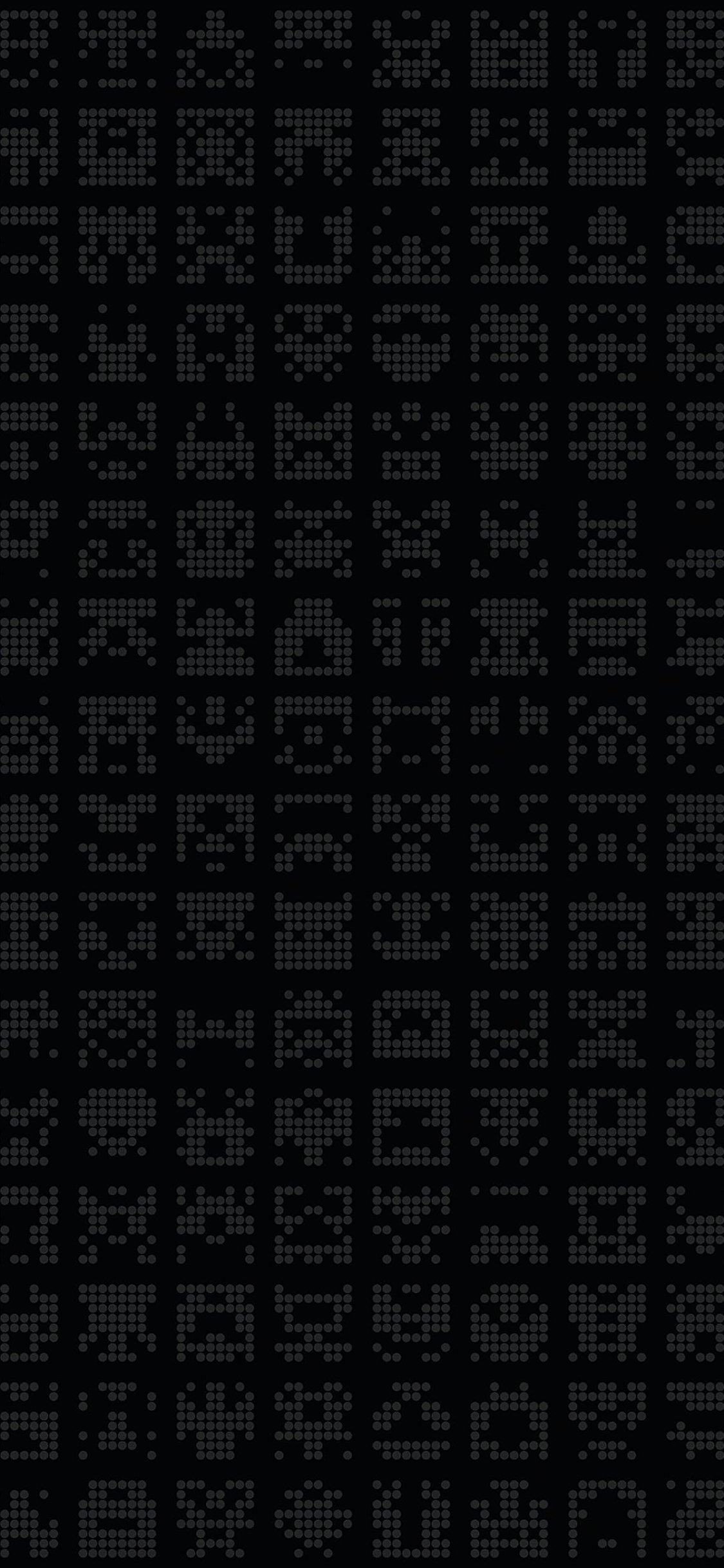 Alien symbol dark pattern iPhone X Wallpaper Free Download