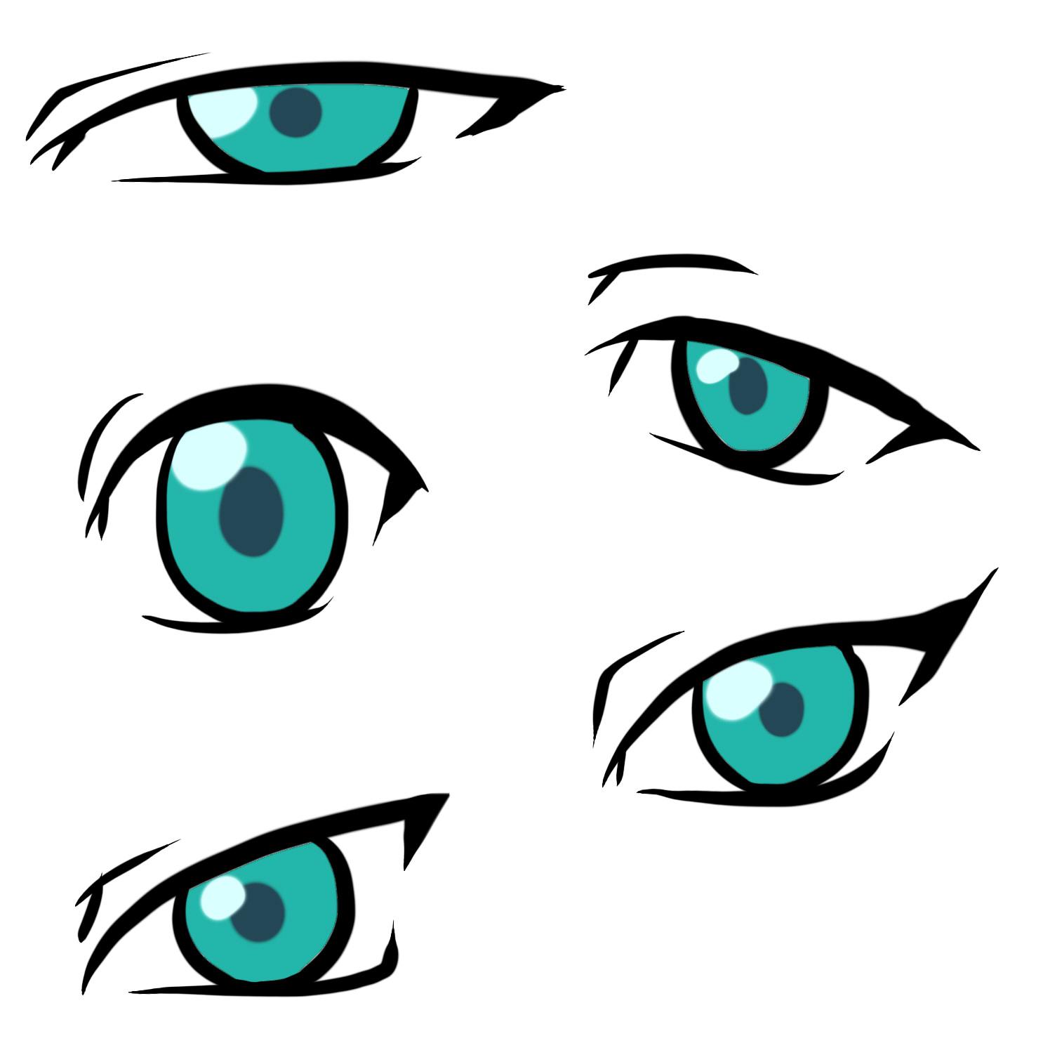 anime eyes male