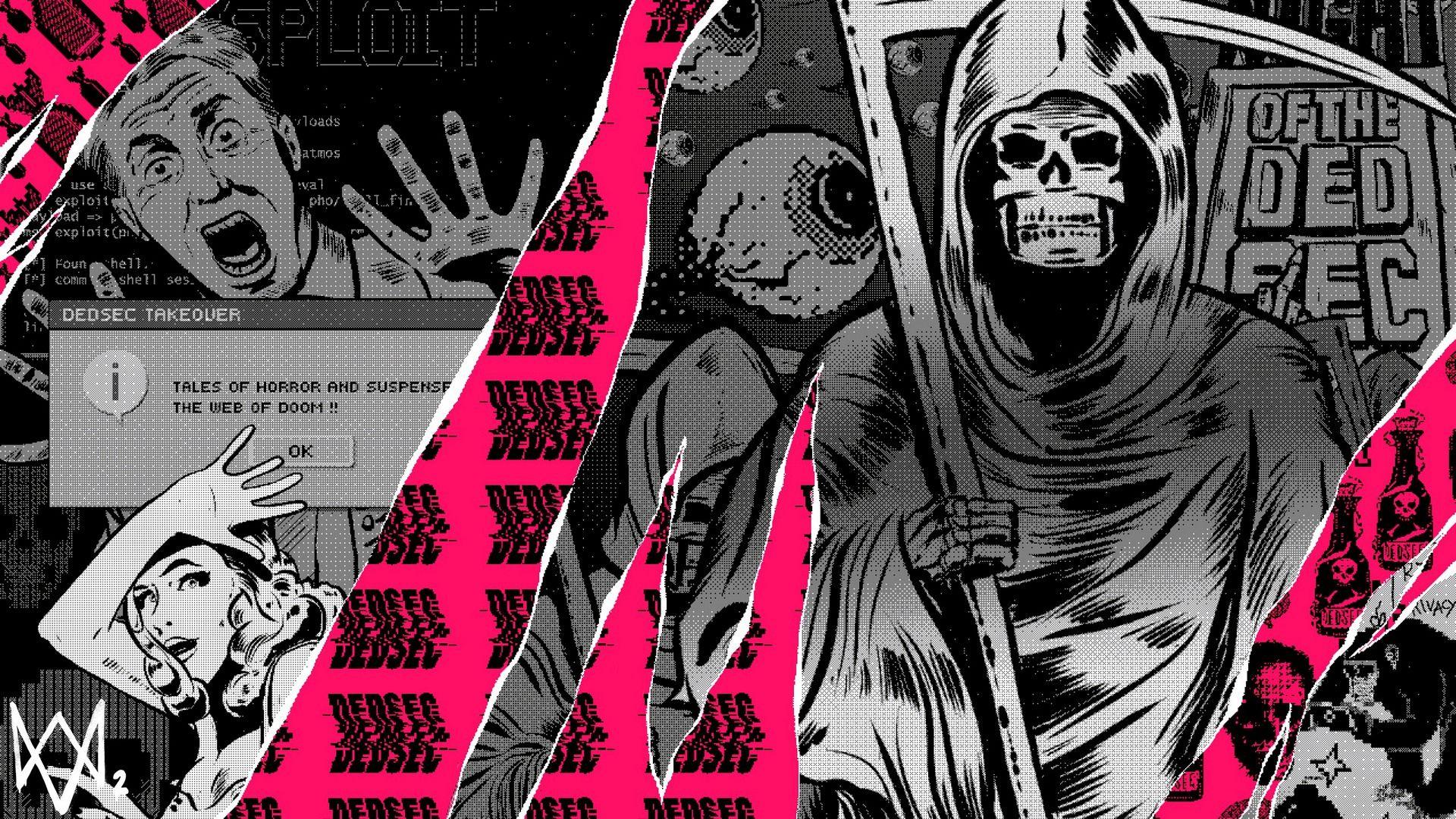 Watch Dogs 2 Grim Reaper DedSec Hack Wallpaper. Марвел, Видеоигры