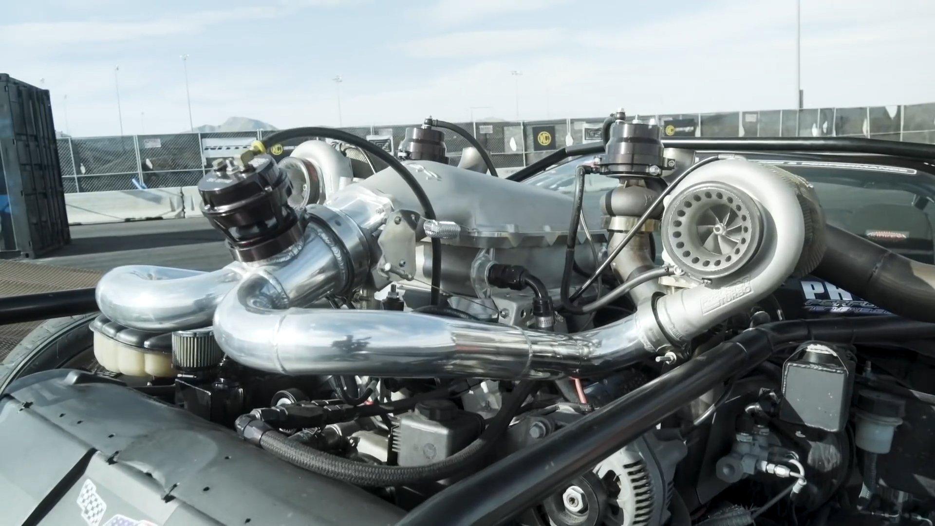Cleetus McFarland's Twin Turbo 427ci Corvette Kart