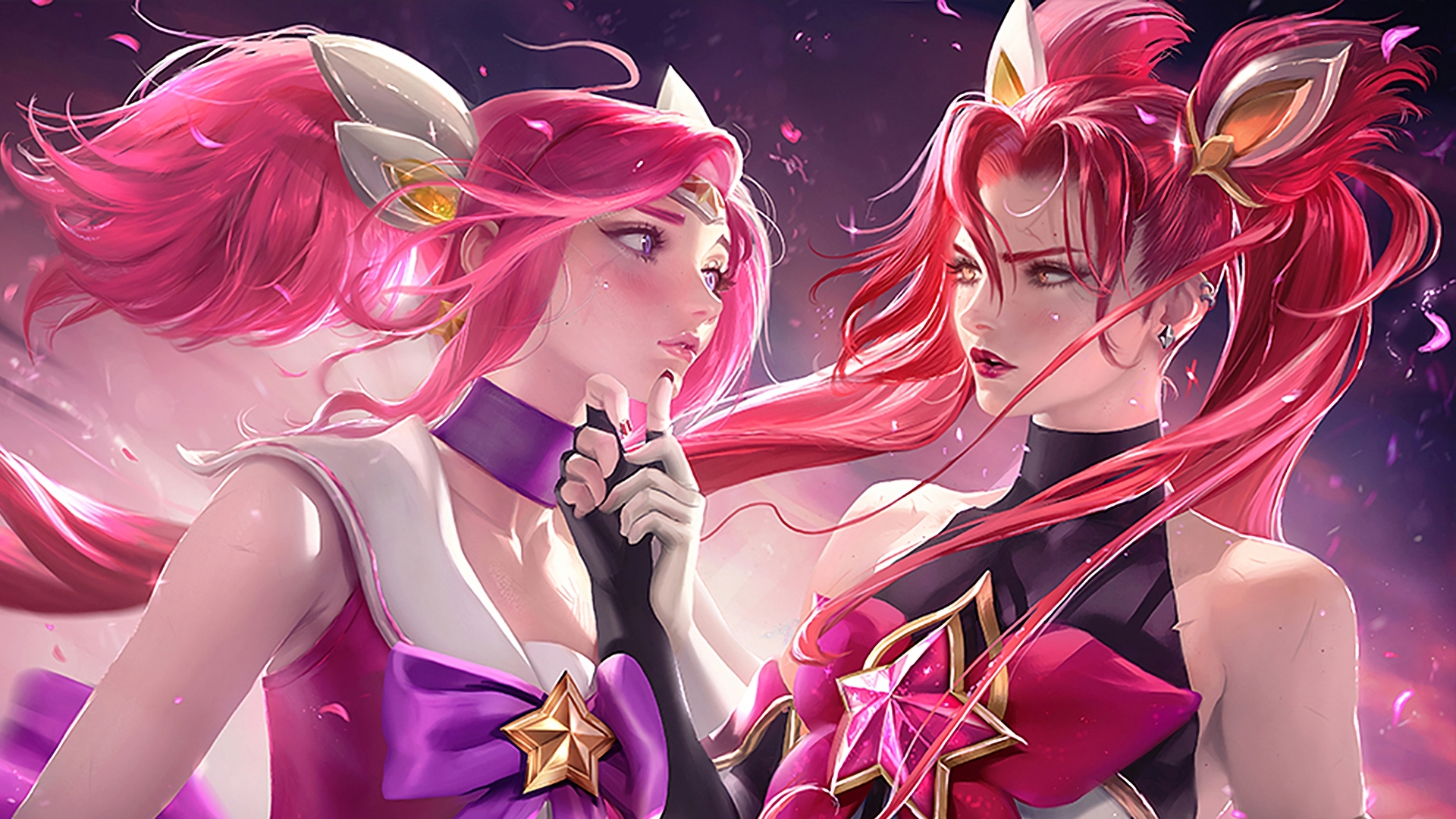 Hd Lux And Jinx Star Guardian League Of Legends Video Of