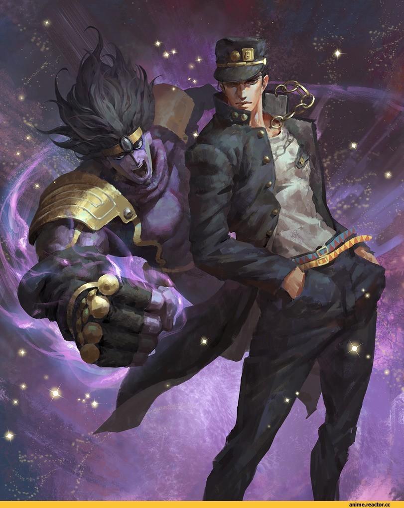 Create meme jotaro and star platinum, jotaro kujo star platinum