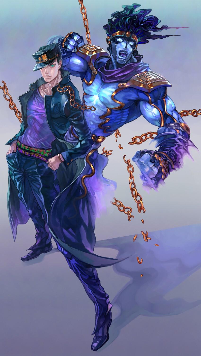 Free download Jotaro Kujo and his Stand [850x1500]