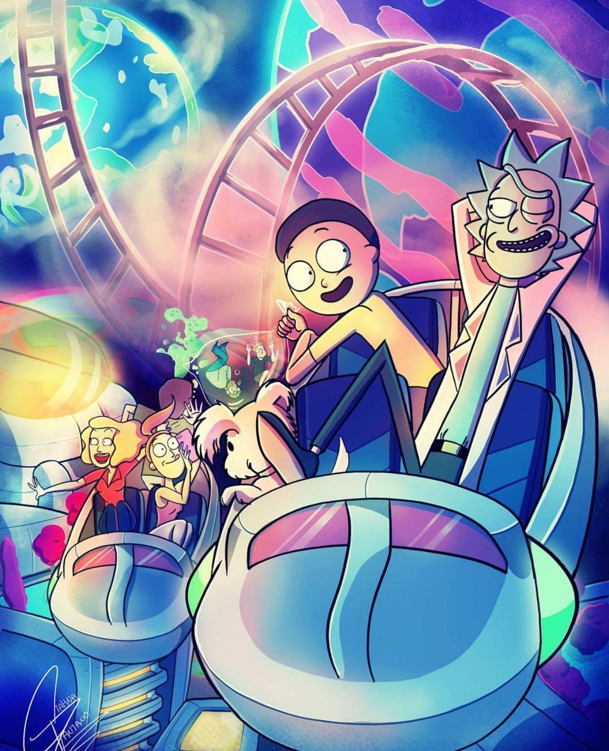 Credit to: icecry on tumblr. Rick and morty poster, Rick i morty