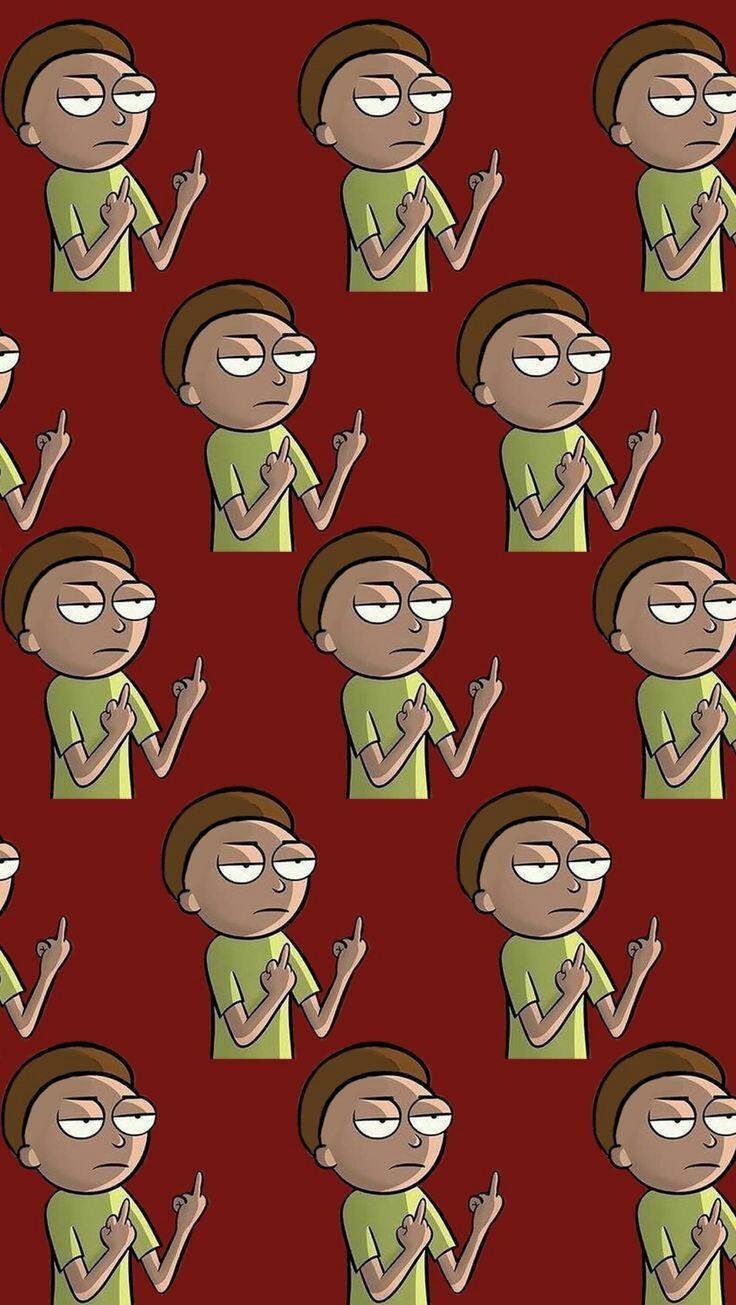 rick and morty iphone wallpaper