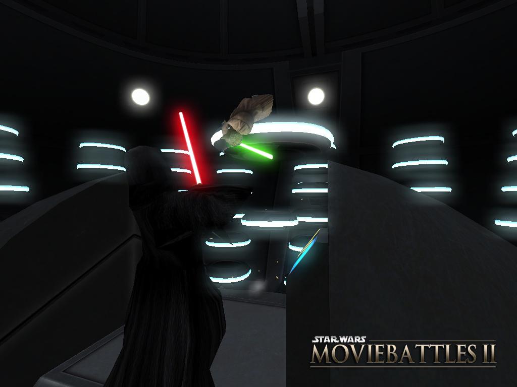 Yoda vs Darth Sidious at the Senate image Battles II mod
