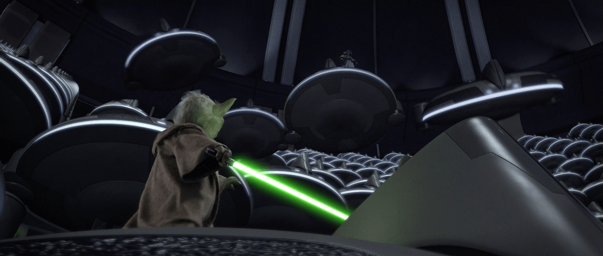 Yoda vs Darth Sidious