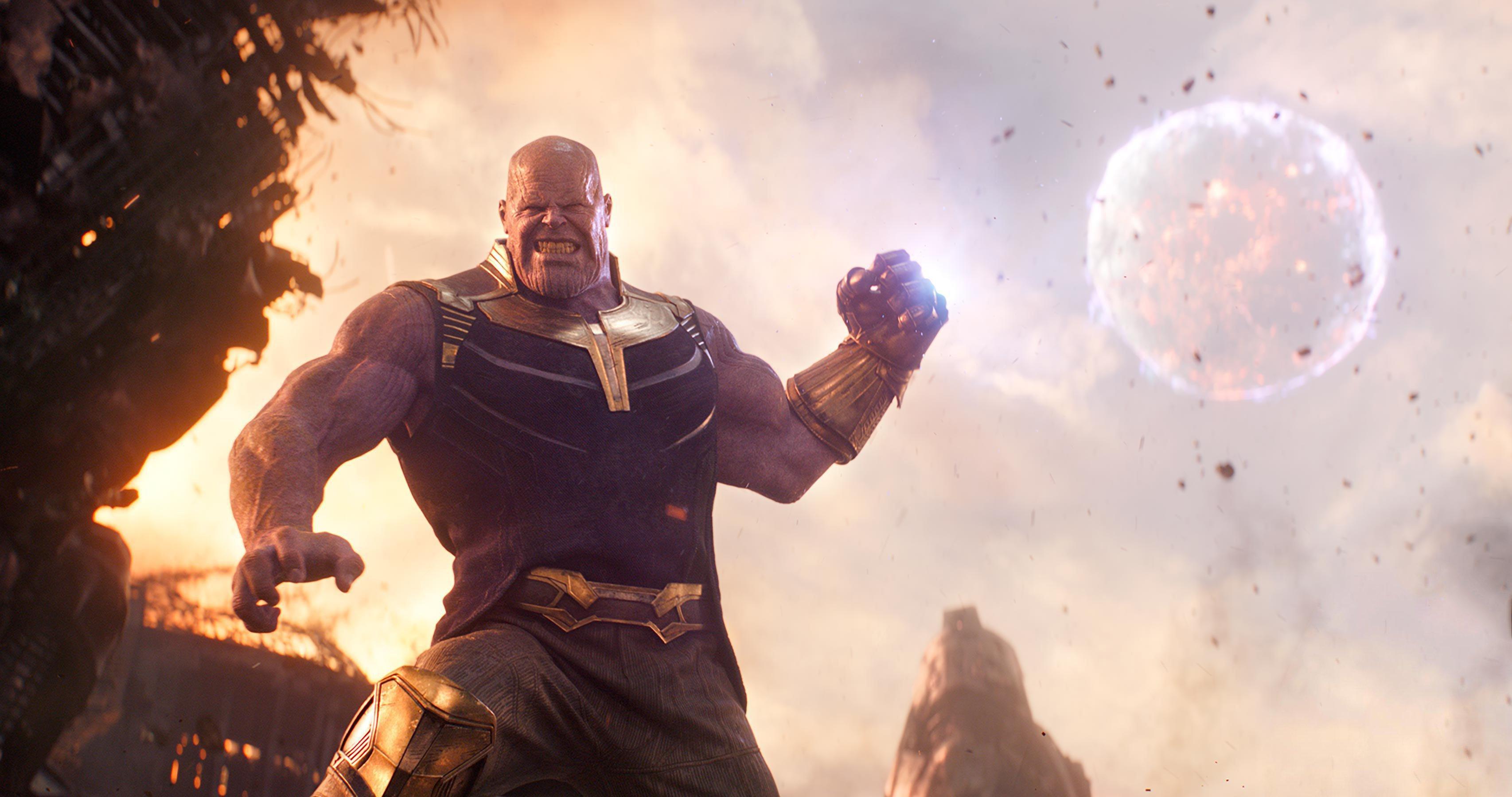 Download Avengers Infinity Thanos 4K Widescreen Desktop Wallpaper
