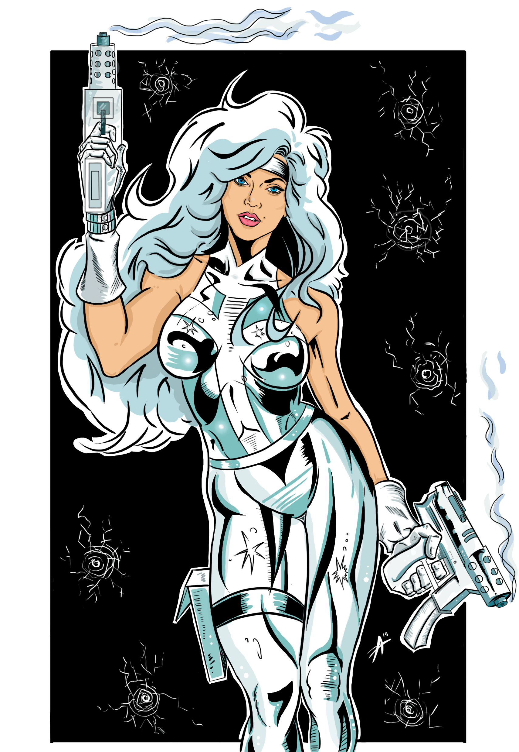 Hot Picture Of Silver Sable From Marvel Comics Which Are A