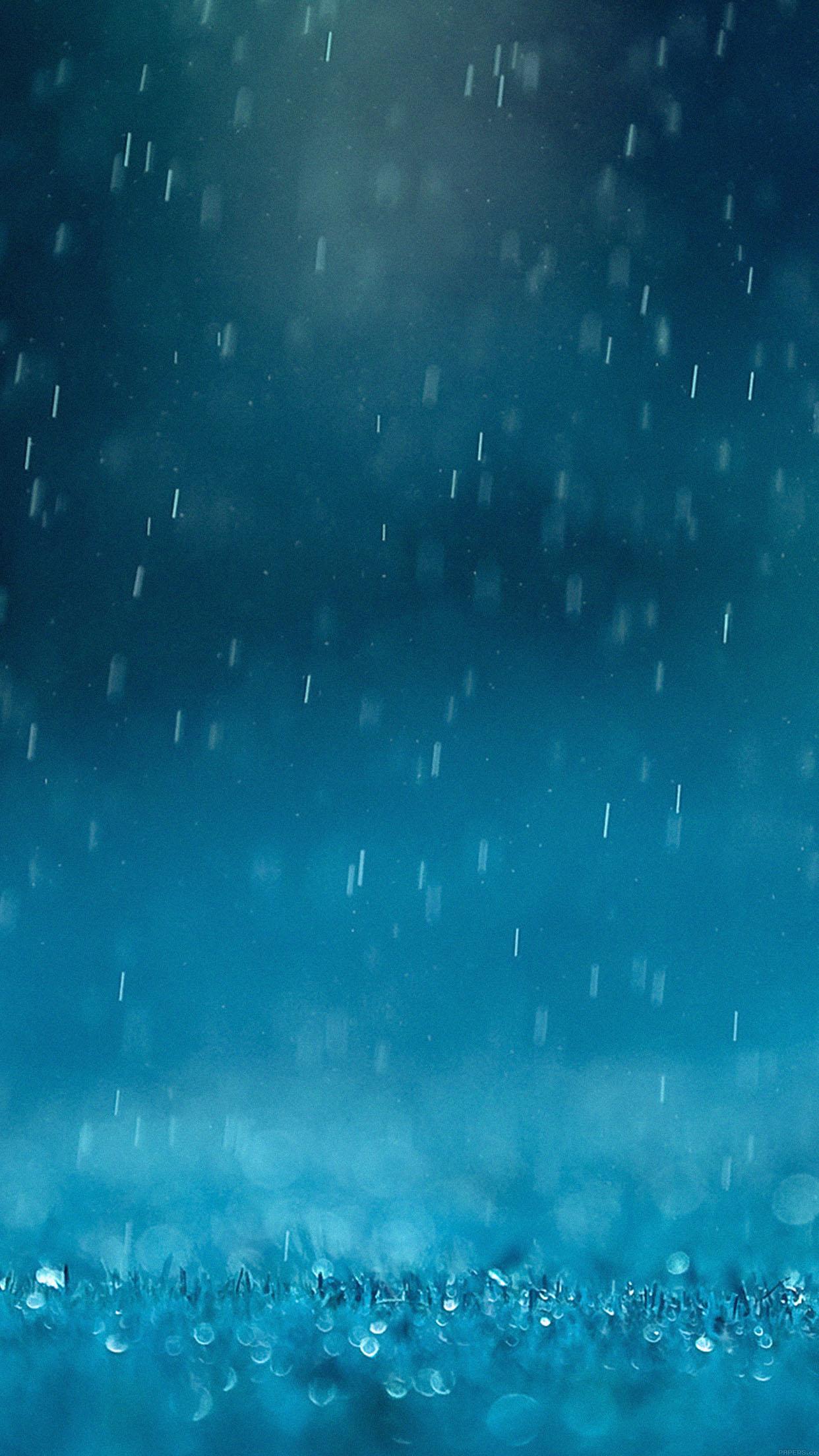 Wallpaper Blue Rain Finkle Nature Android wallpaper HD