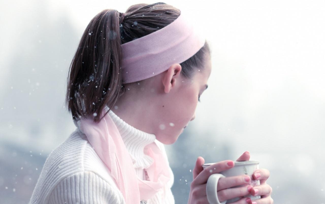 Brunette Girl Ponytail wallpaper. Brunette Girl Ponytail stock