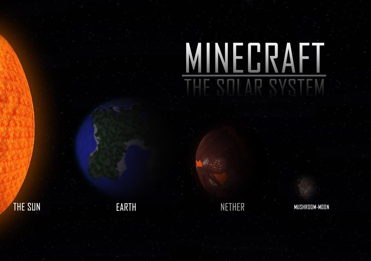 Free download Minecraft Solar System Animation