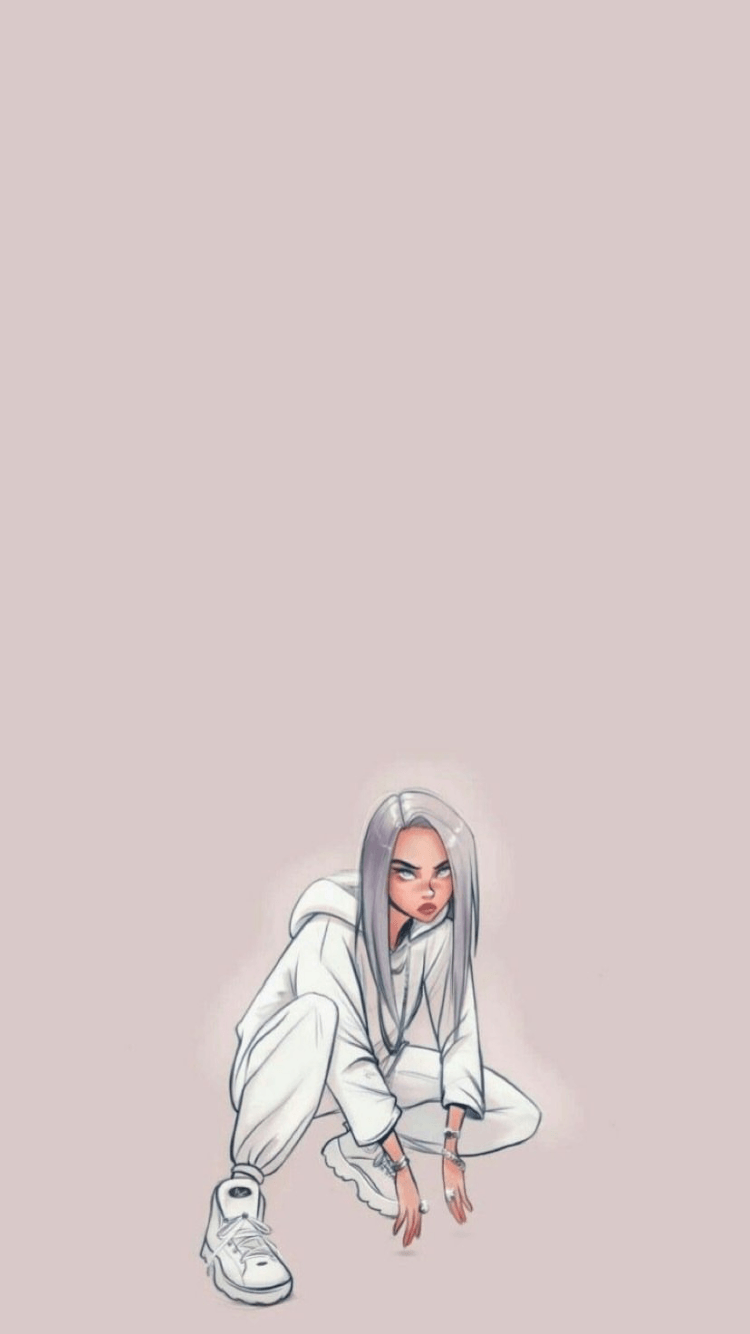  Billie  Eilish  Drawing Aesthetic  Wallpapers  Wallpaper  Cave
