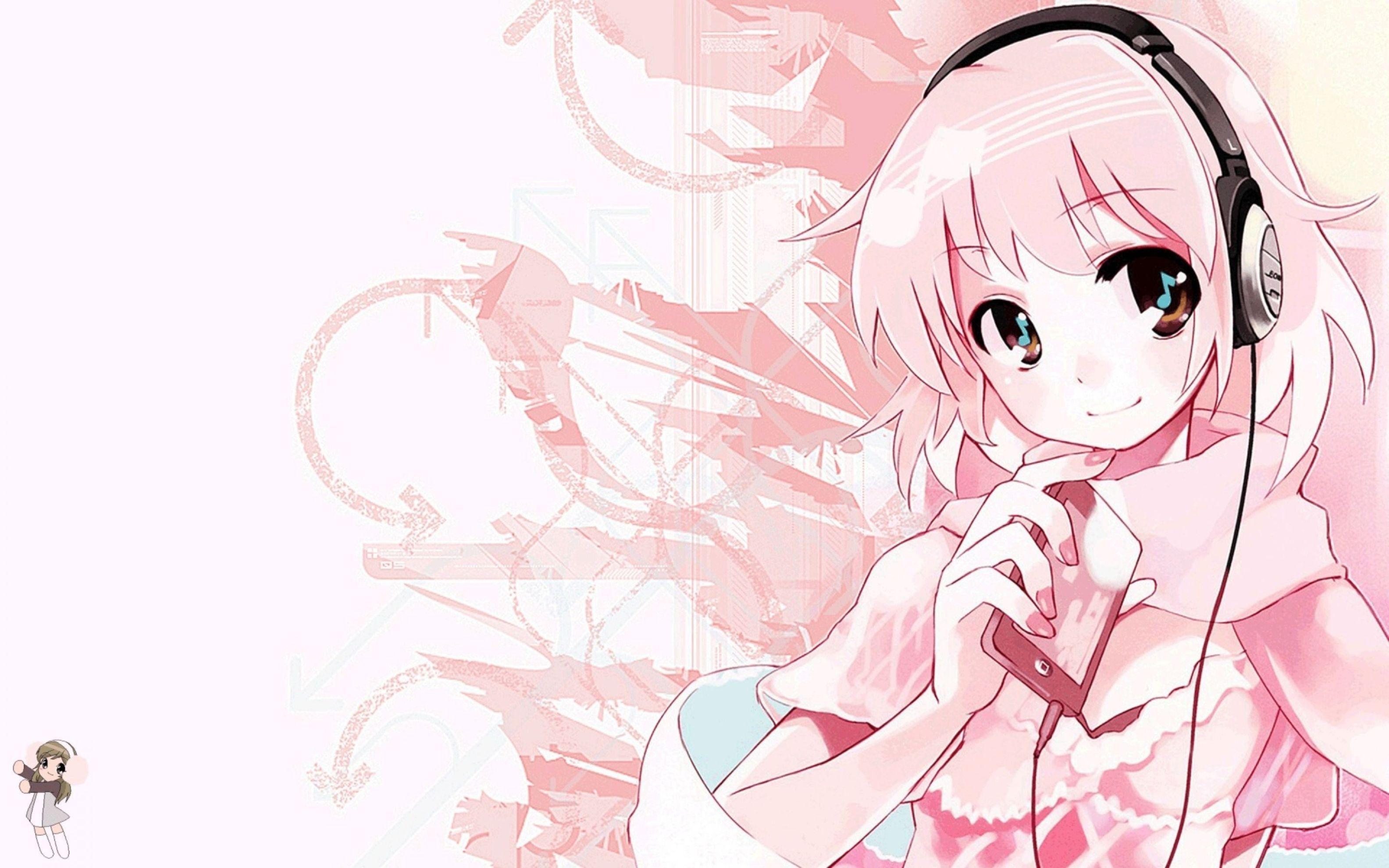 Pink Anime Wallpaper Free Pink Anime Background