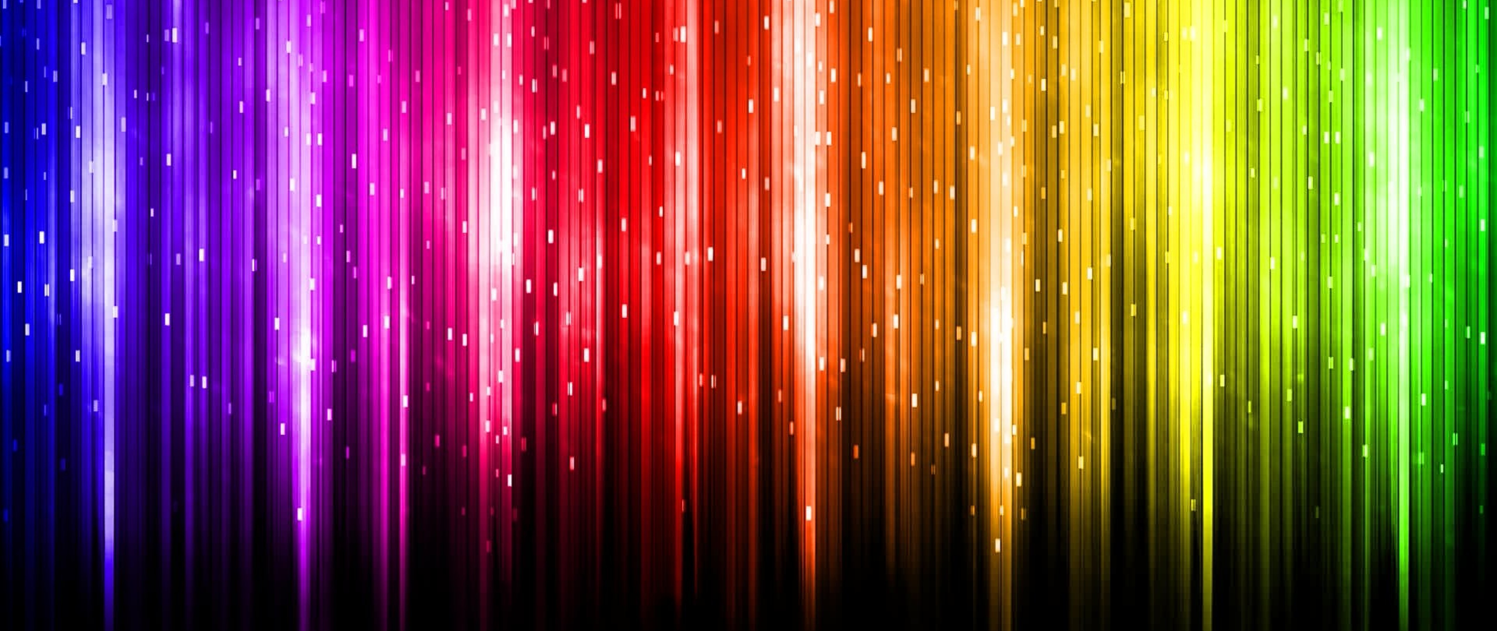 3D Colourful Rainbow Abstract Wallpaper 4K Ultra HD Wide TV