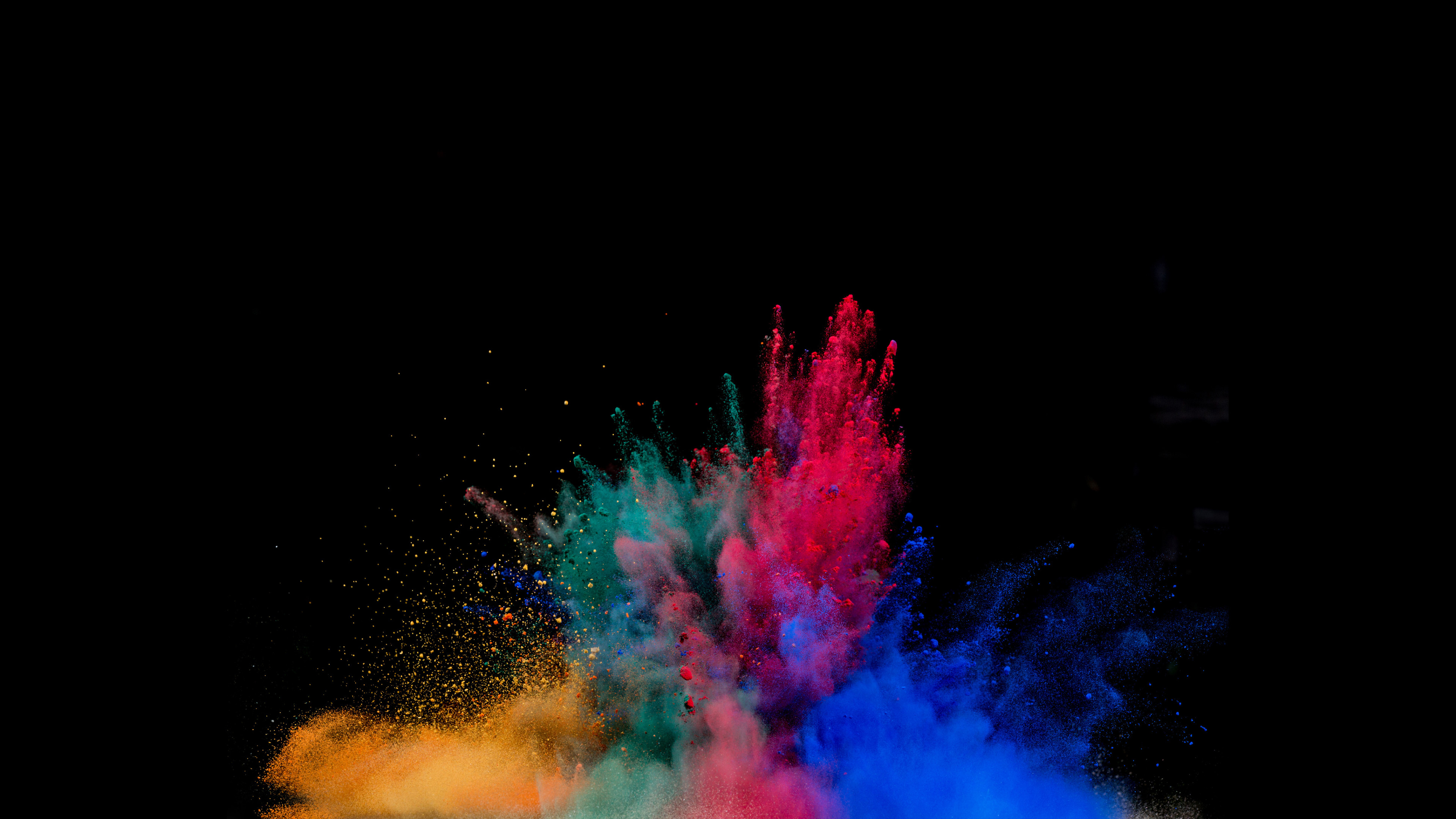 Colorful Powder Explosion 4k HD 4k Wallpaper, Image