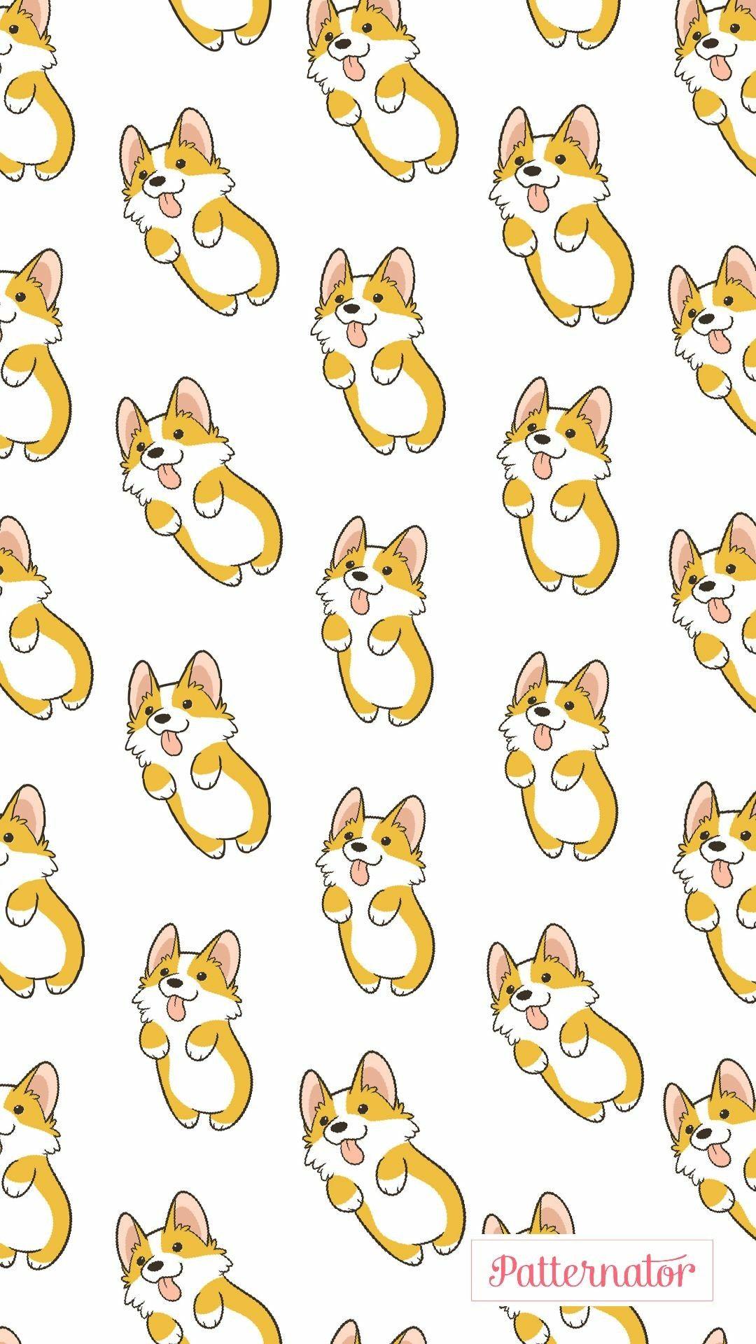 Cute Corgi Cartoon Wallpaper : Quality wallpaper with a preview on: - Itstarted With Alook