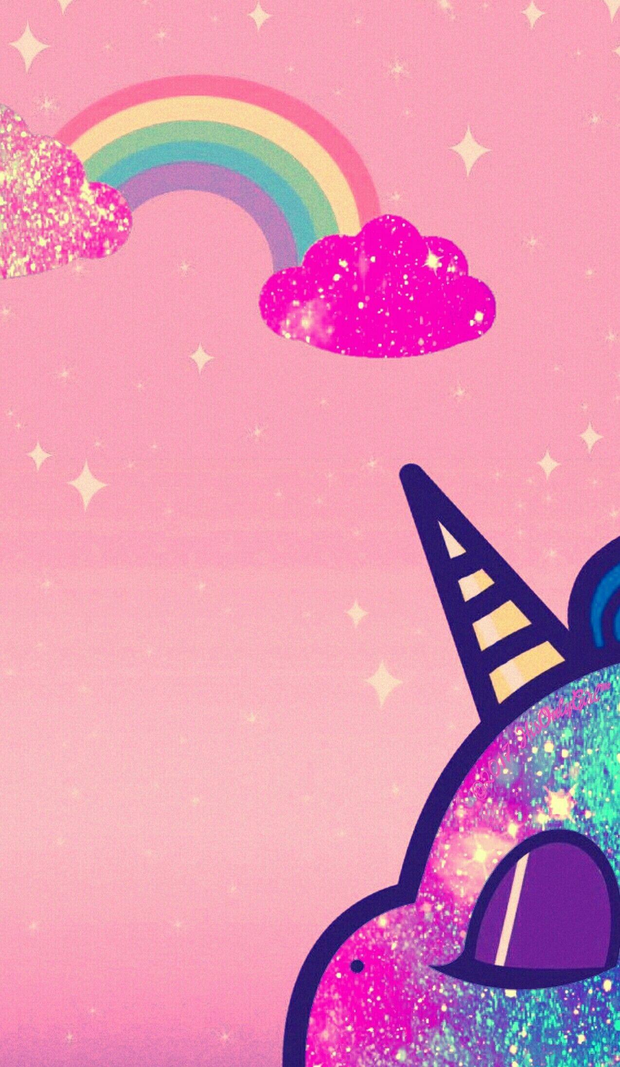 Pink Unicorn Wallpaper