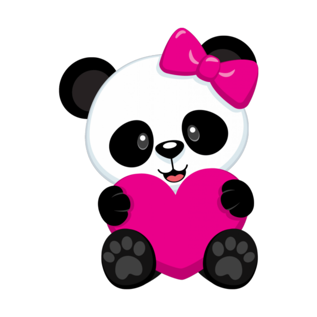 panda rose bear