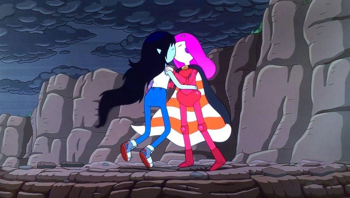 Marceline And Princess Bubblegum Kissing Wallpapers - Wallpaper Cave
