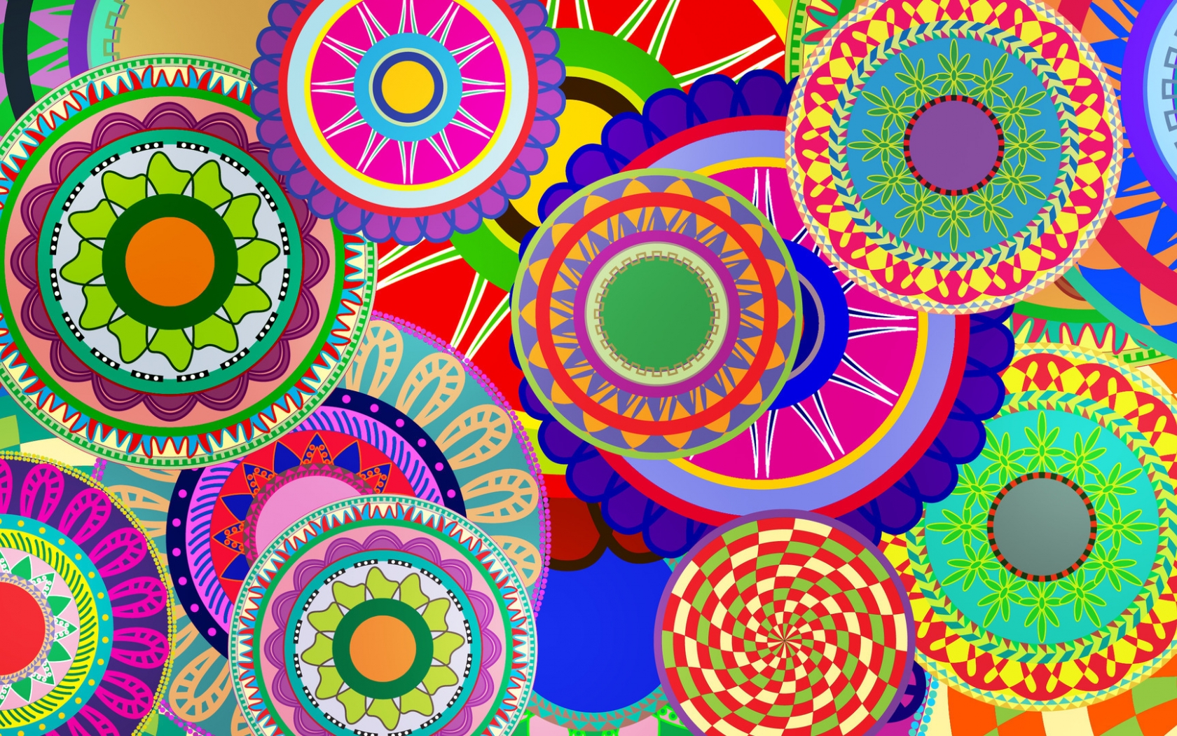 Free download Colorful floral design wallpaper Vector wallpaper