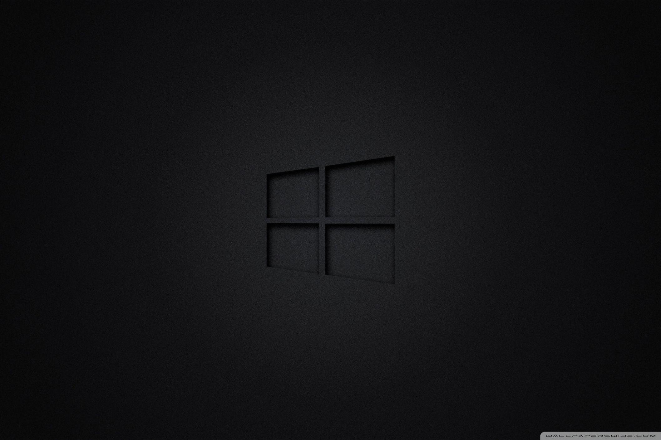 Wall: Windows 10 Black ❤ 4K HD Desktop Wallpaper For 4K Ultra HD