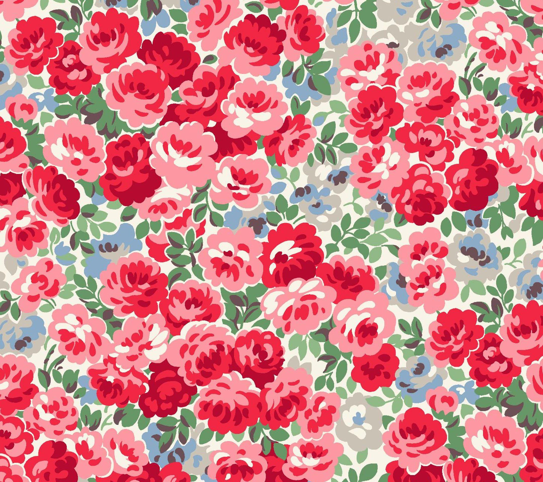 Red floral pattern to see more #flower #pattern wallpaper