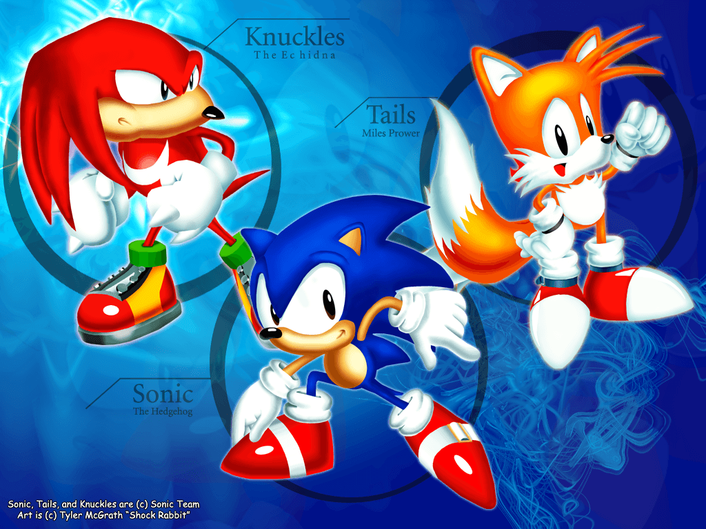 Sonic Tails And Knuckles Wallpaper