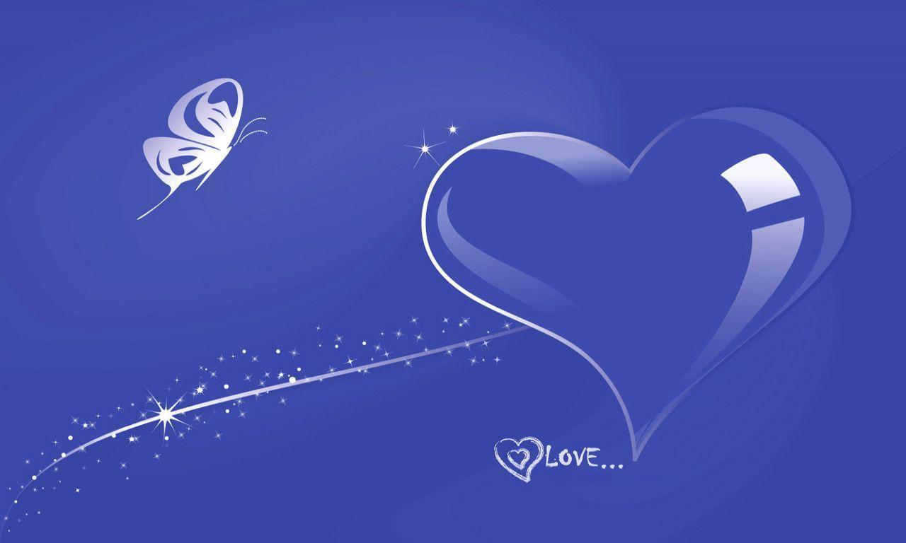 Blue Love. Valentines day background, Happy valentines day image