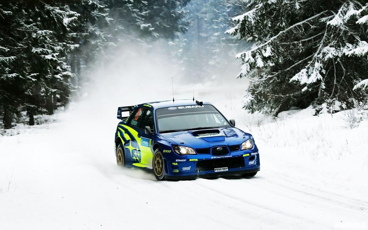 Winter Rally Car Wallpaper Free Winter Rally Car Background