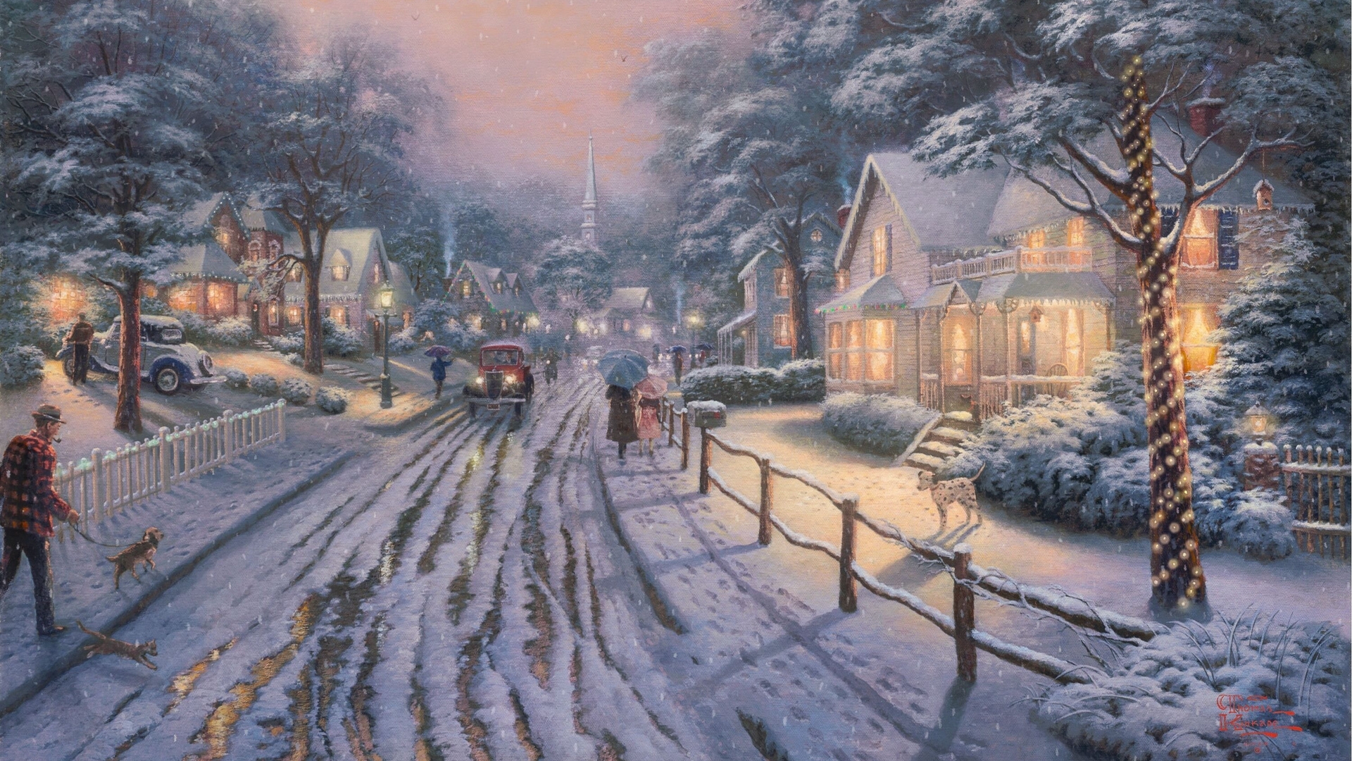 Old Fashioned Christmas HD Wallpaper. Background Image