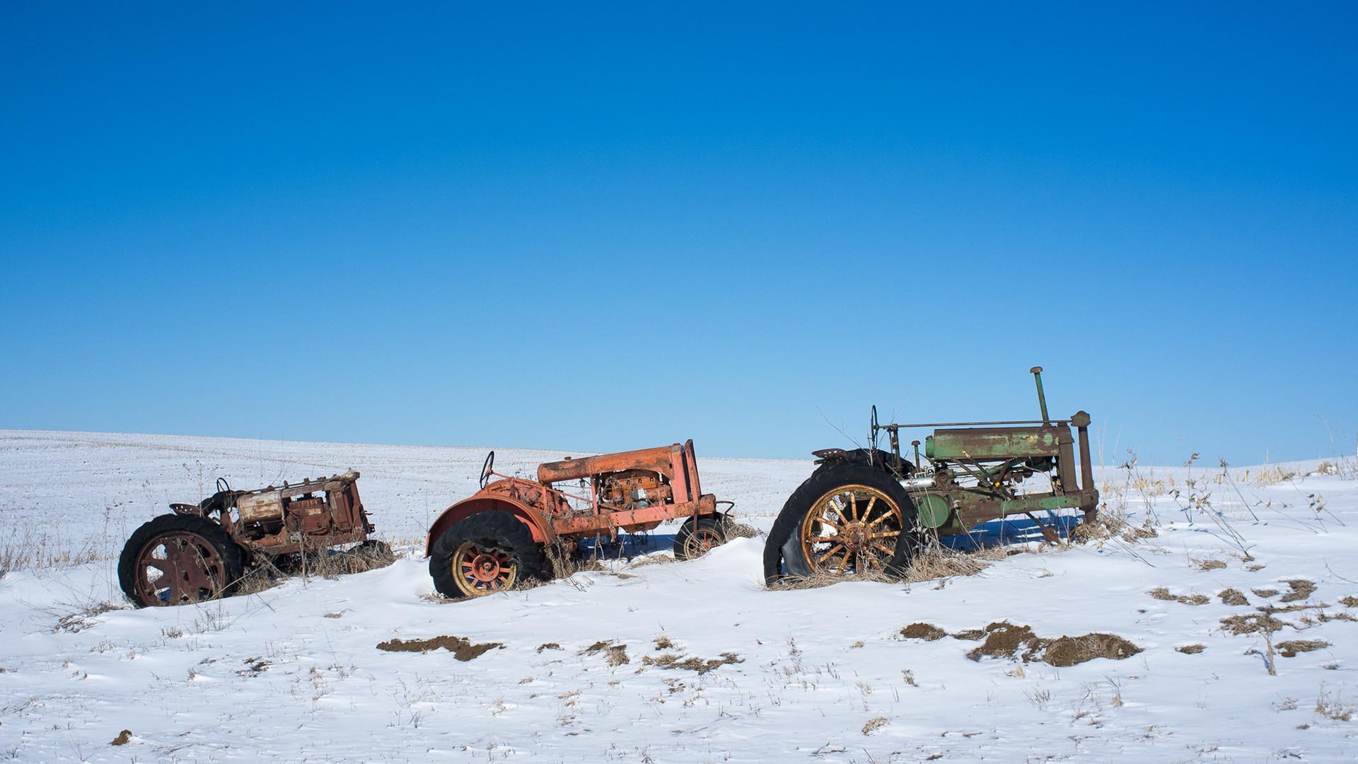 Farm Winter Scenes Desktop Wallpaper