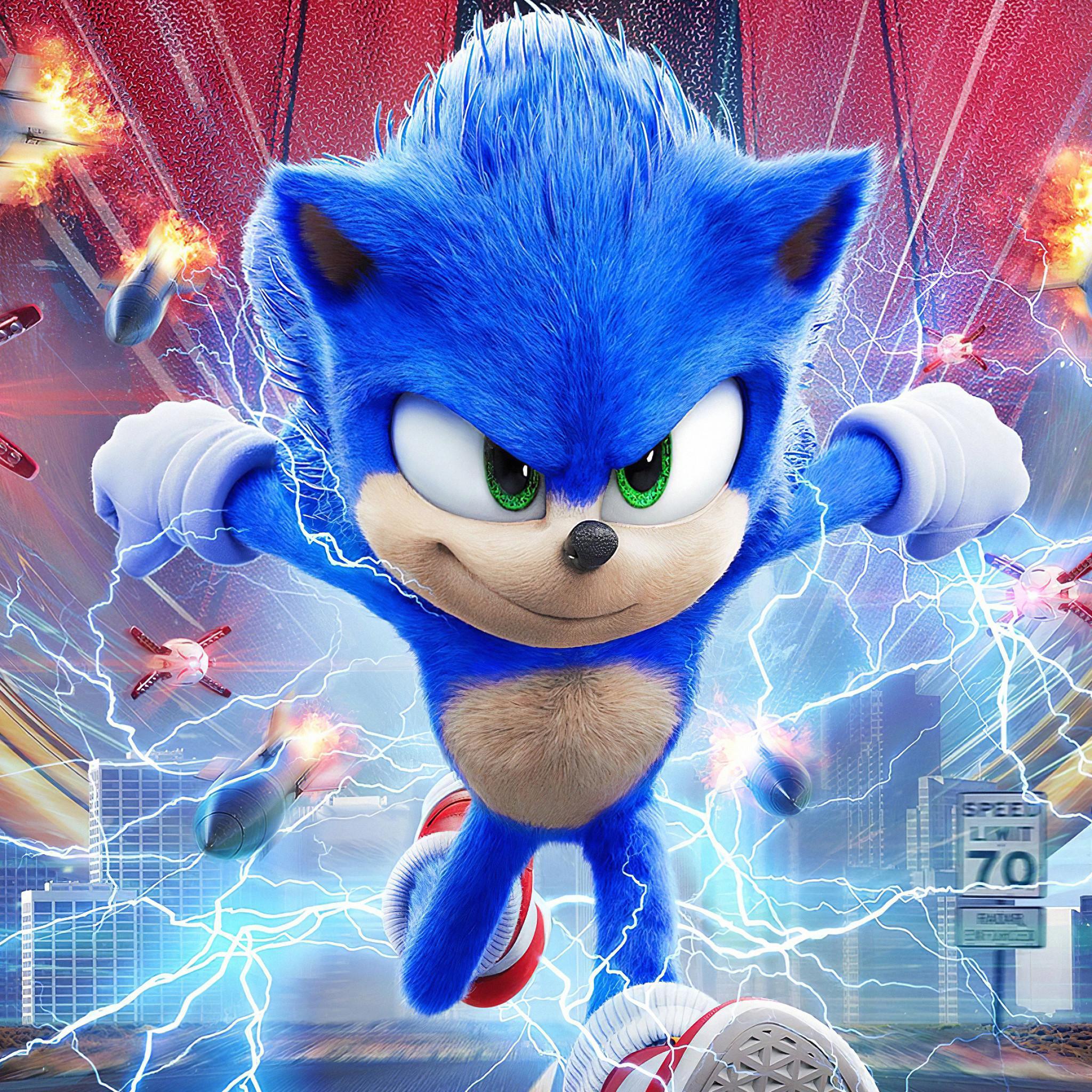 Sonic The Hedgehog 2020 Movie iPad Air HD 4k Wallpaper