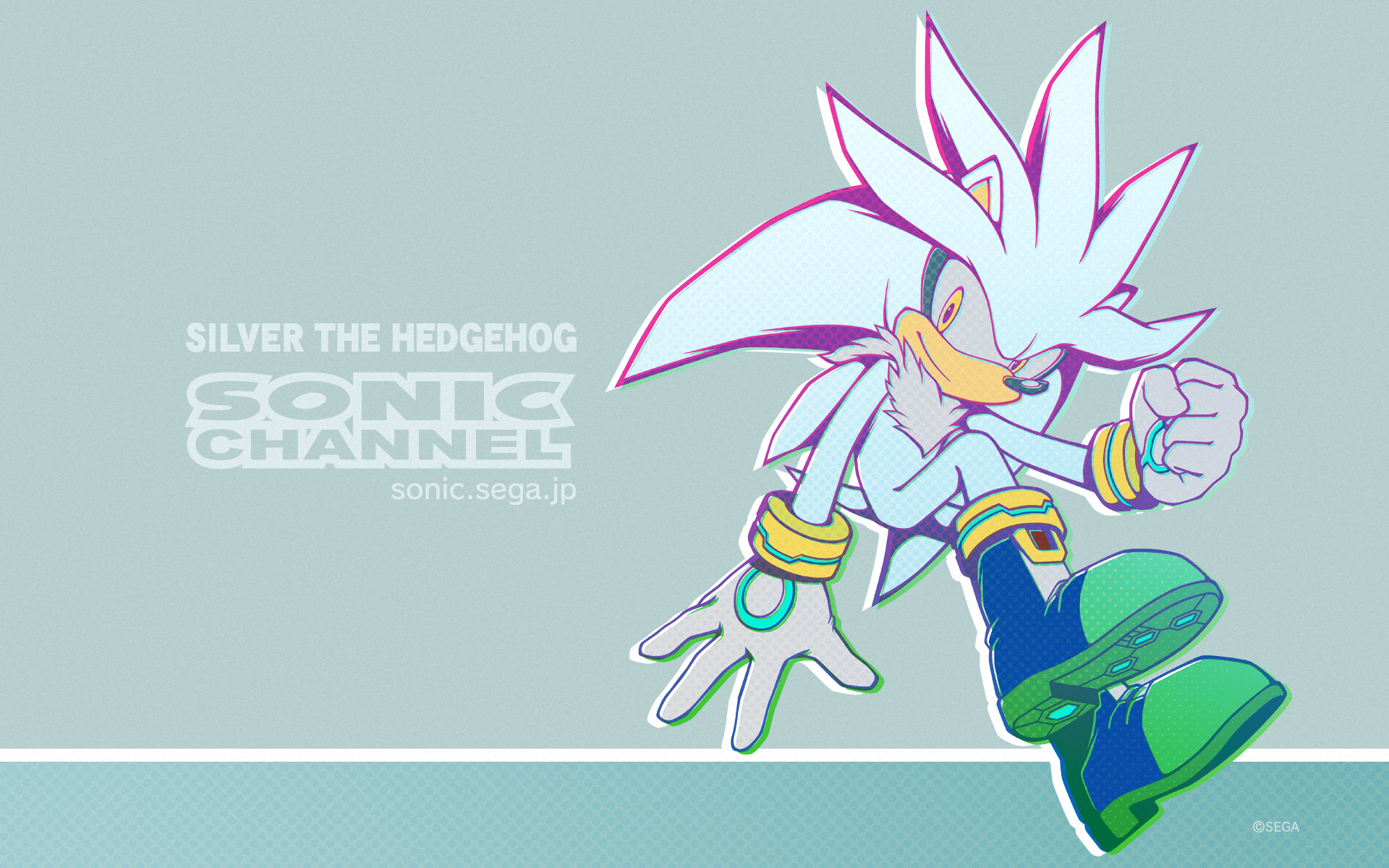 New Silver the Hedgehog wallpaper revealed on Sonic Channel JP!