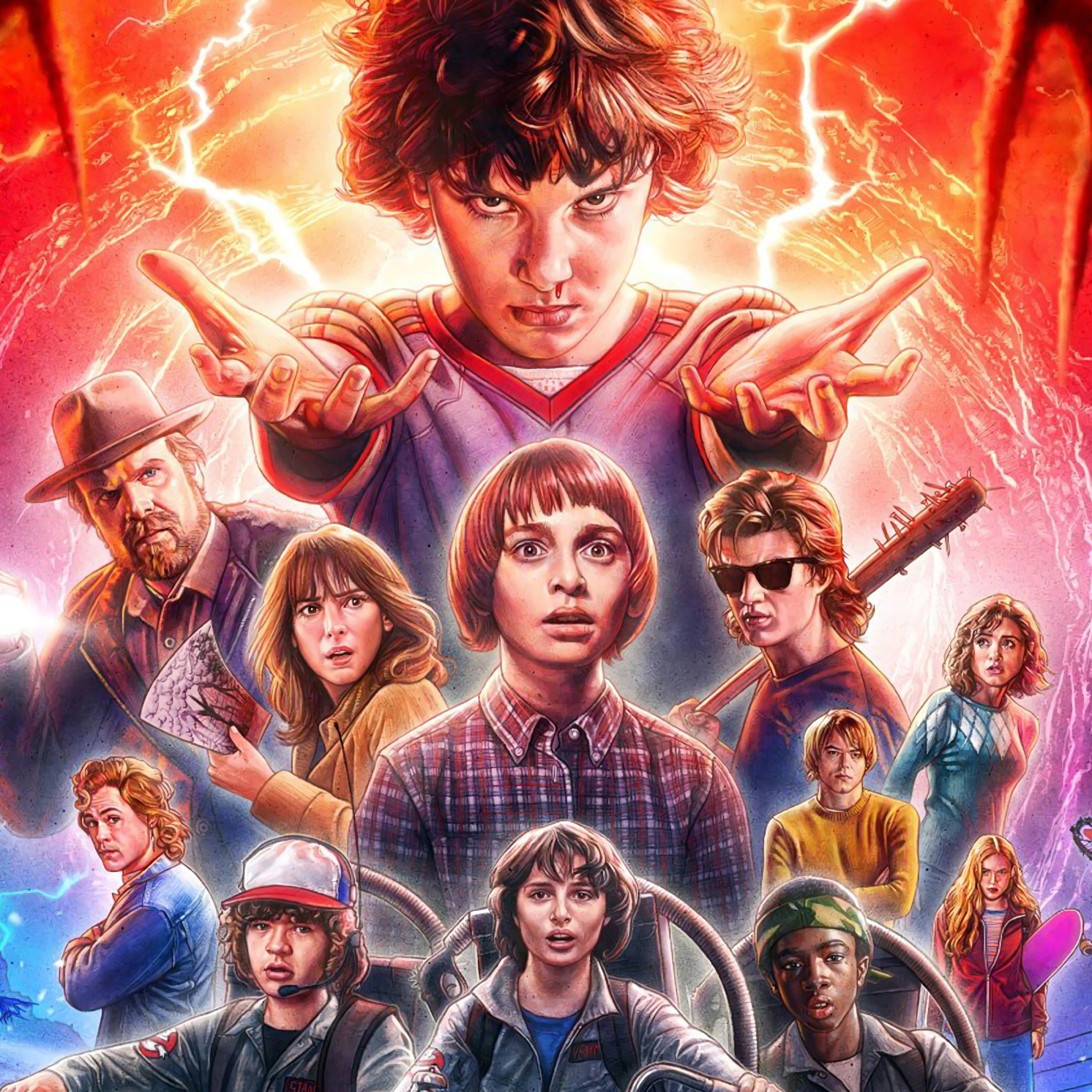 Wallpaper Stranger Things, 4K, TV Series