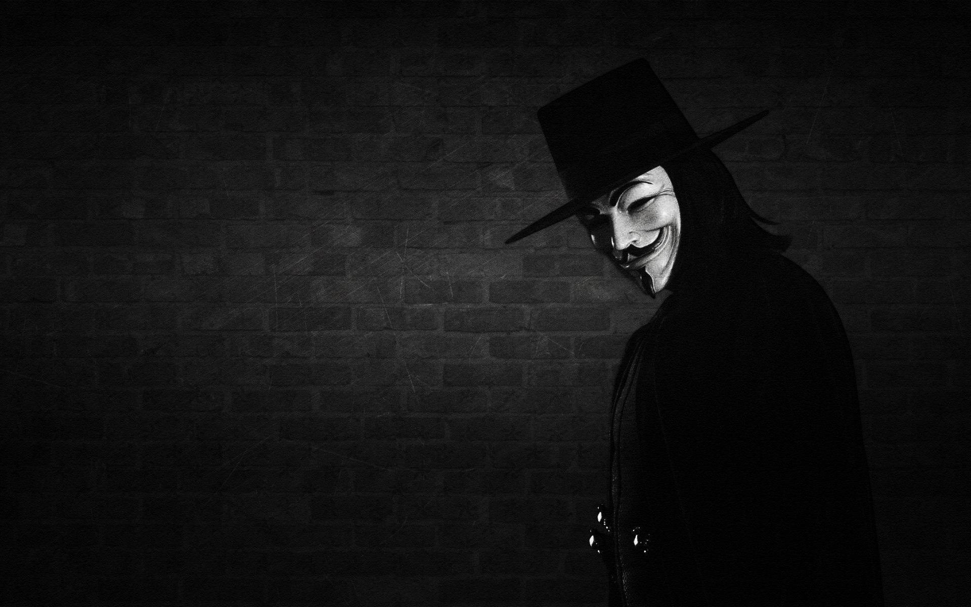 V for Vendetta Mask Wallpaper