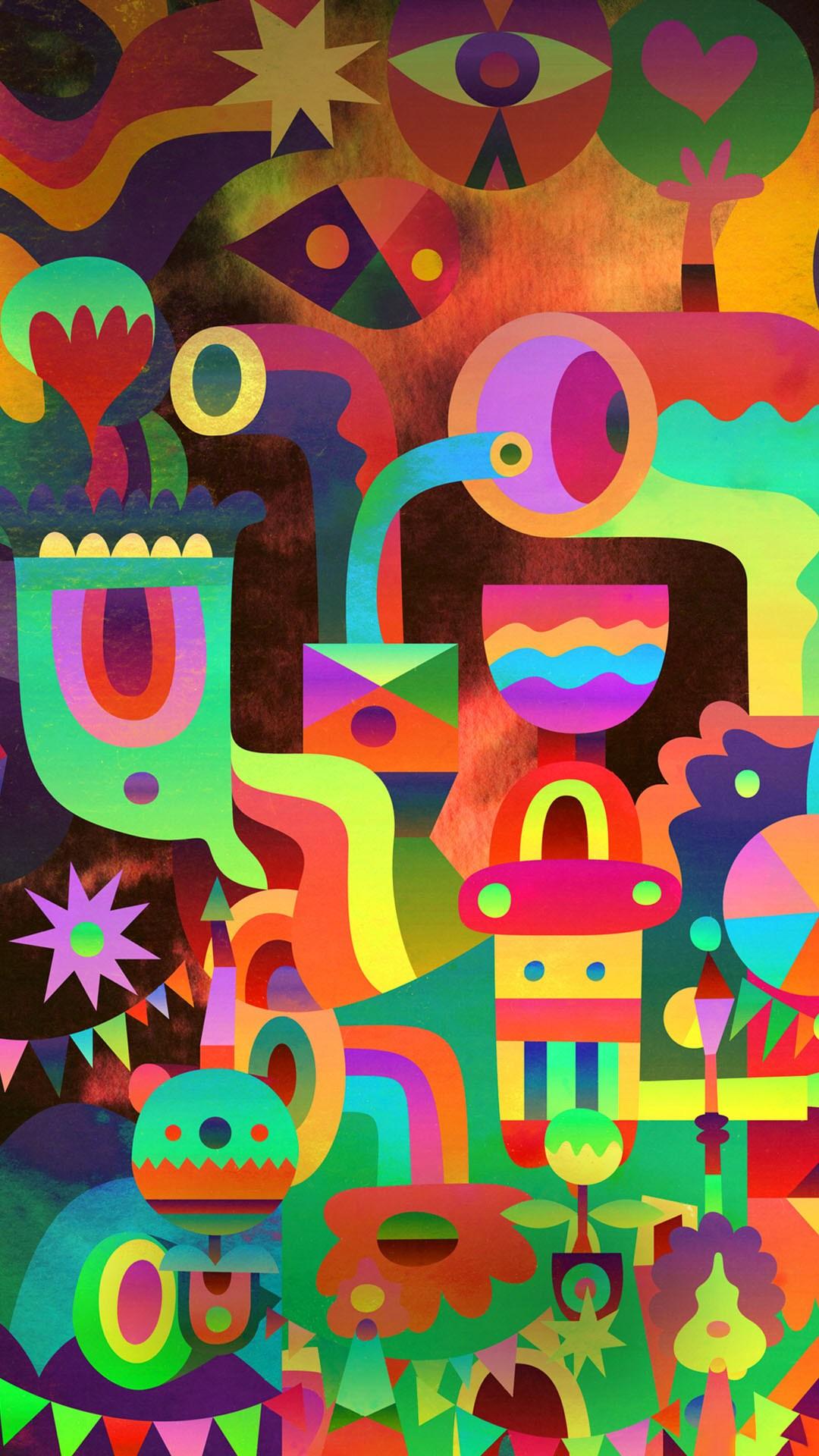 50 Colorful iPhone Wallpaper  WallpaperSafari