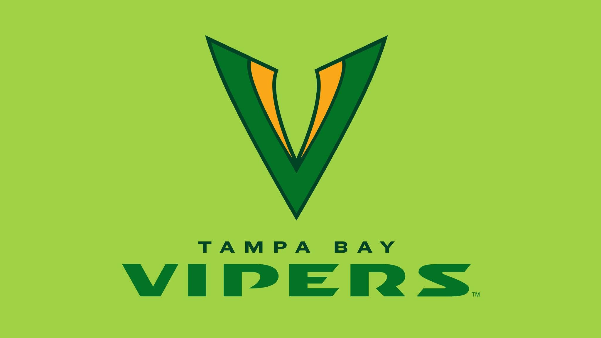 Tampa Bay Vipers Tickets. Single Game Tickets & Schedule