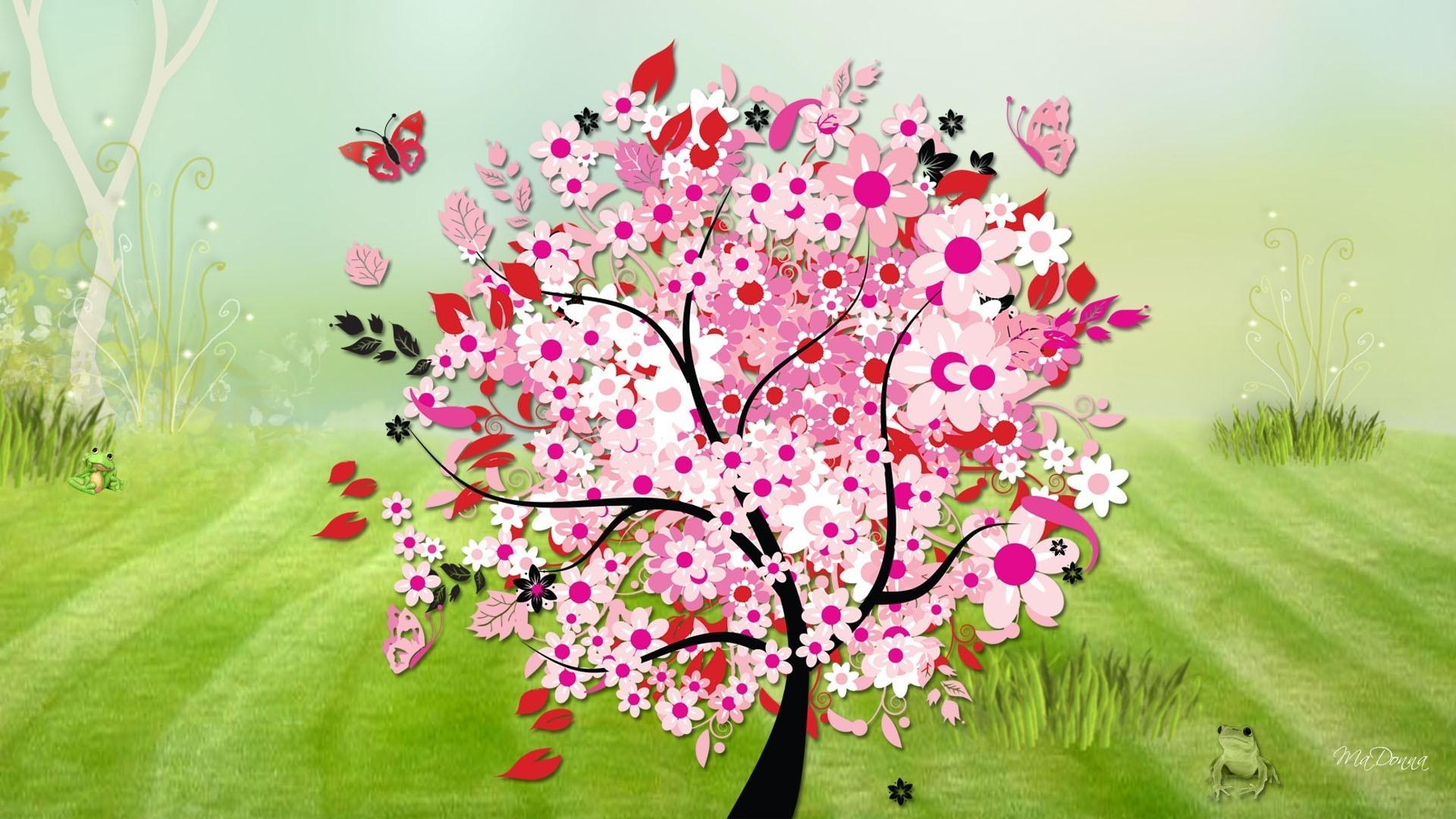 Abstract Spring Wallpaper