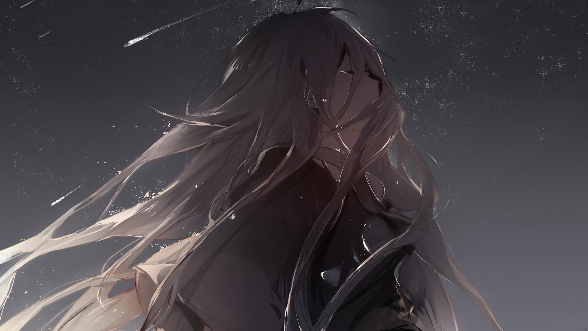 Download Sad Anime Art Wallpaper