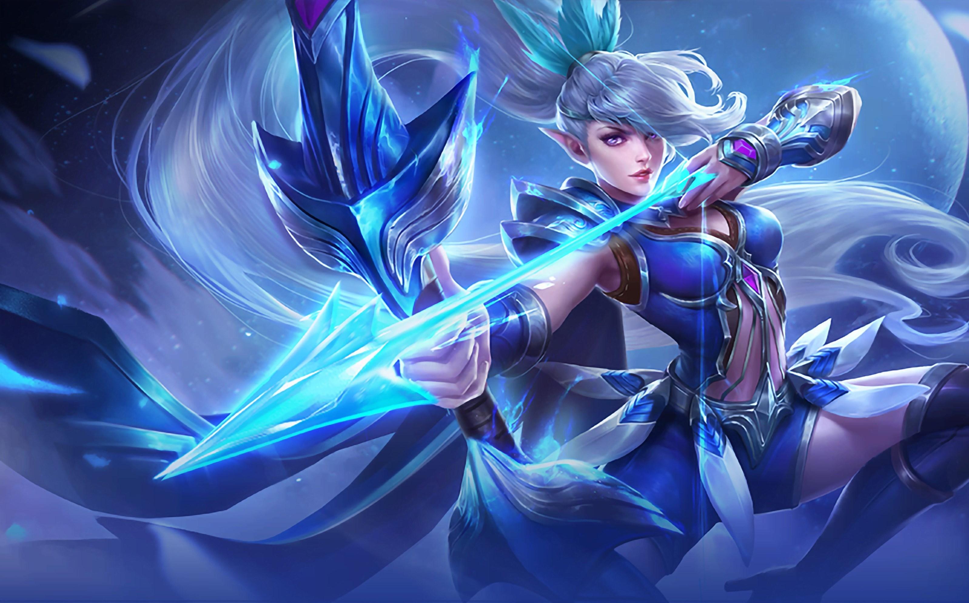 Miya wallpaper | 🔥Hanabi (Mobile Legends: Bang Bang!), HD Wallpaper