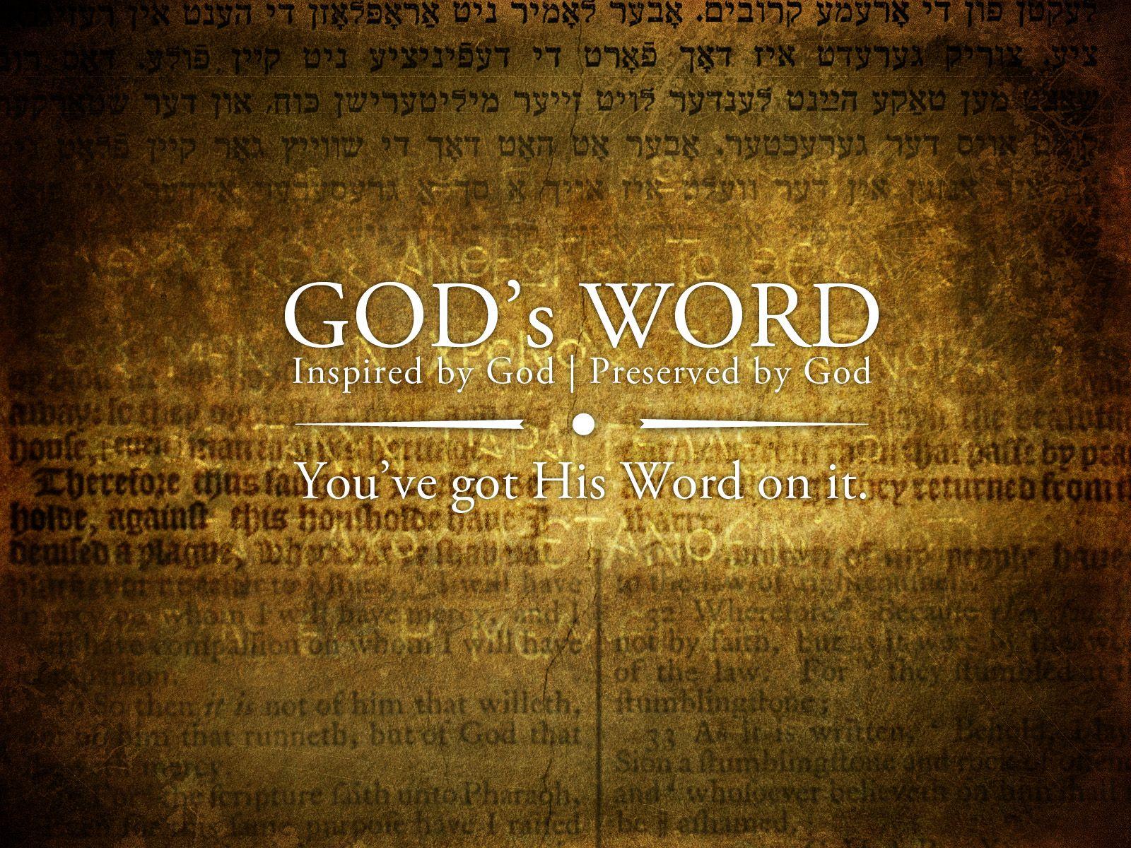 GOD's WORD. [Desktop wallpaper 1600×1200]. Christian wallpaper, Free christian wallpaper, Words