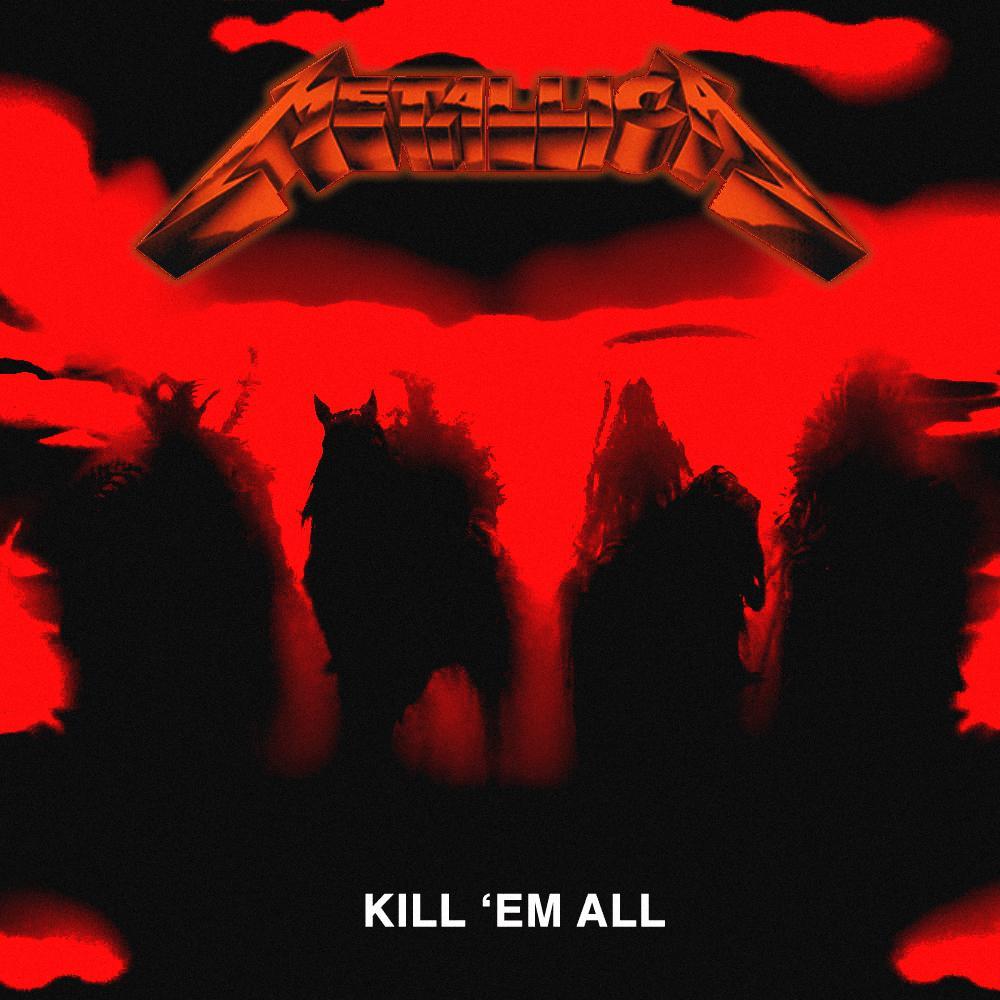 I Edited U Stefanocarvallo's Kill 'em All Cover To Have A More 80s