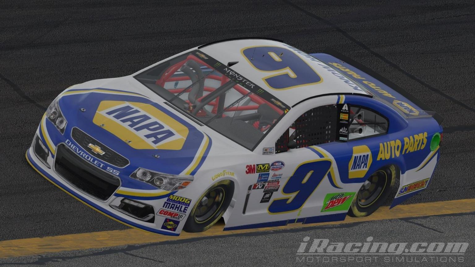 Free download Chase Elliott NAPA 2018 by Will Norton Trading
